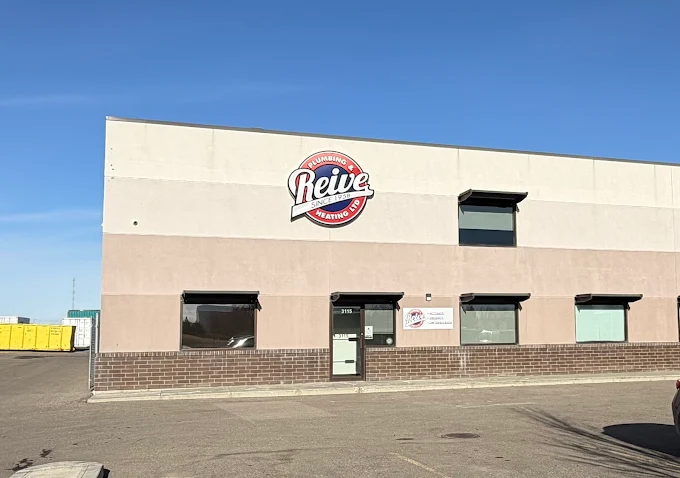 Reive Plumbing & Heating shop on Giffen Rd, Lethbridge