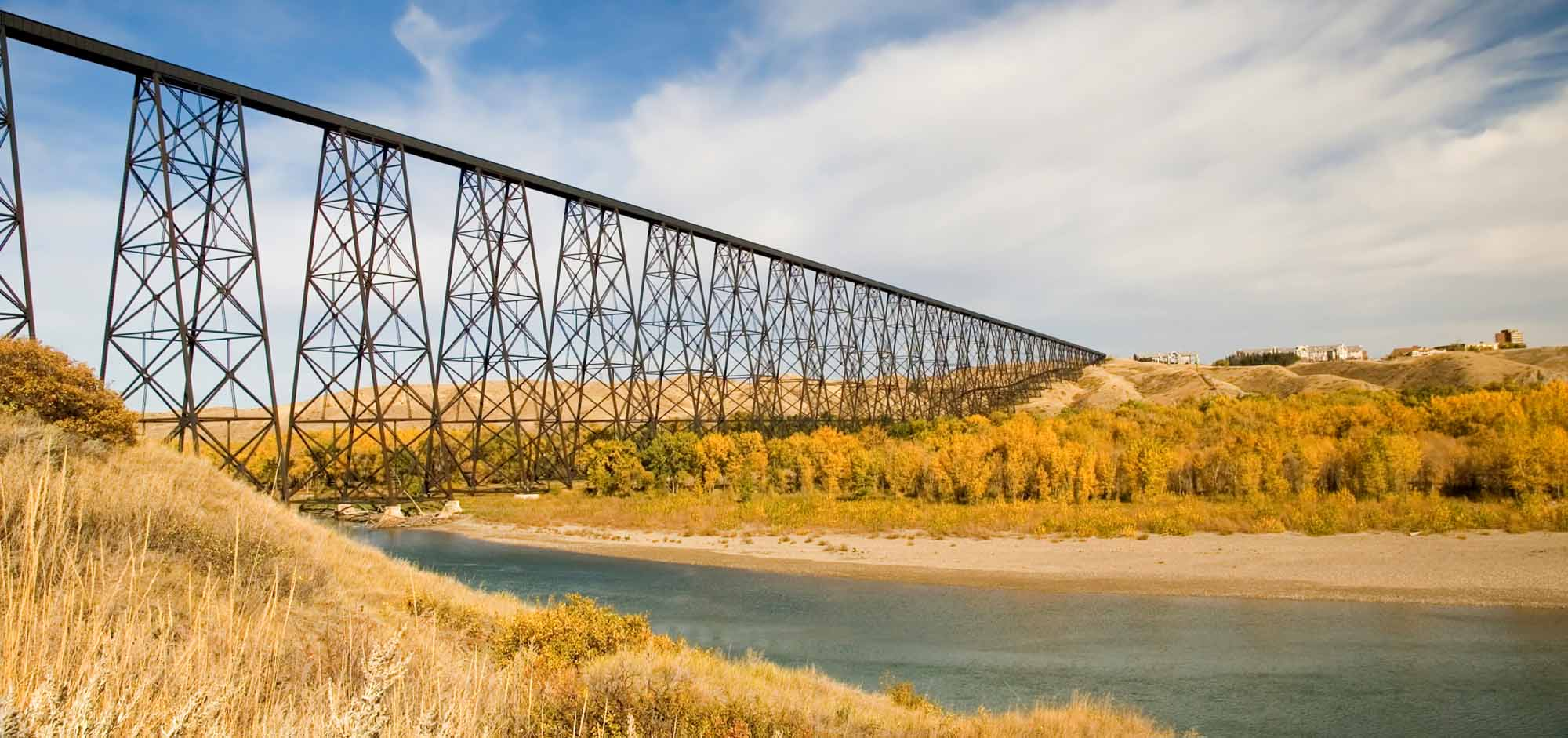 High Level Bridge over the Oldman River in Lethbridge